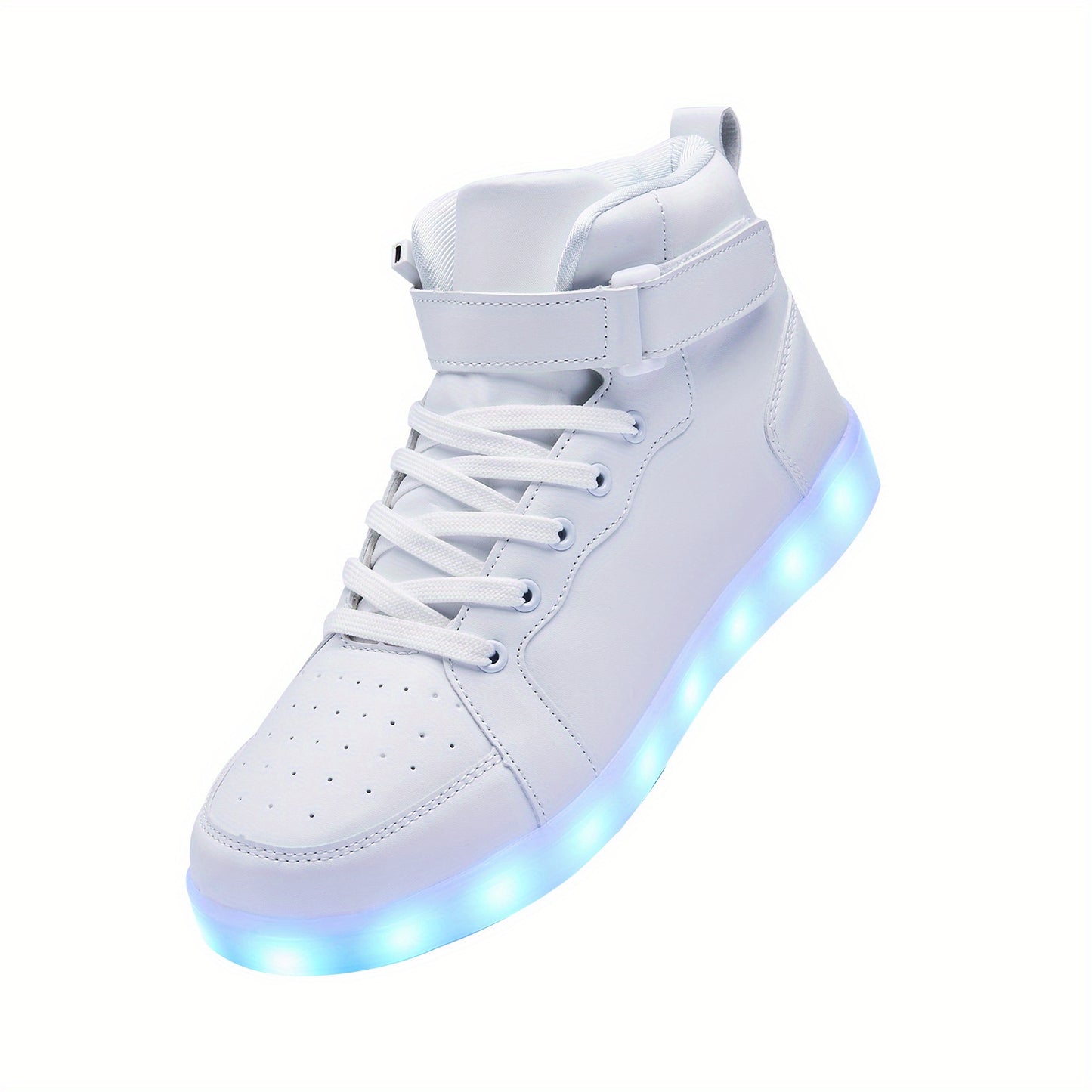 Trendy Led Light Up HighTop Sneakers, USB Charging