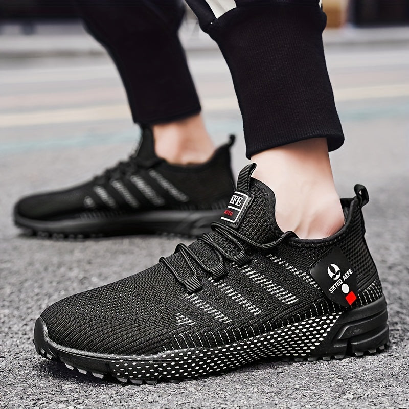 Casual Striped Breathable Lace-up Anti-skid Sneakers