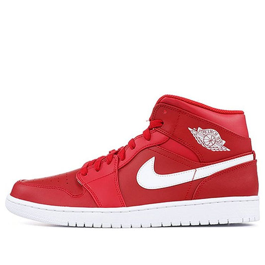 Air Jordan 1 Retro Mid 'Gym Red 2.0'  554724-600 Epoch-Defining Shoes