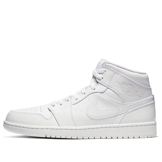 Air Jordan 1 Mid 'White'  554724-126 Vintage Sportswear