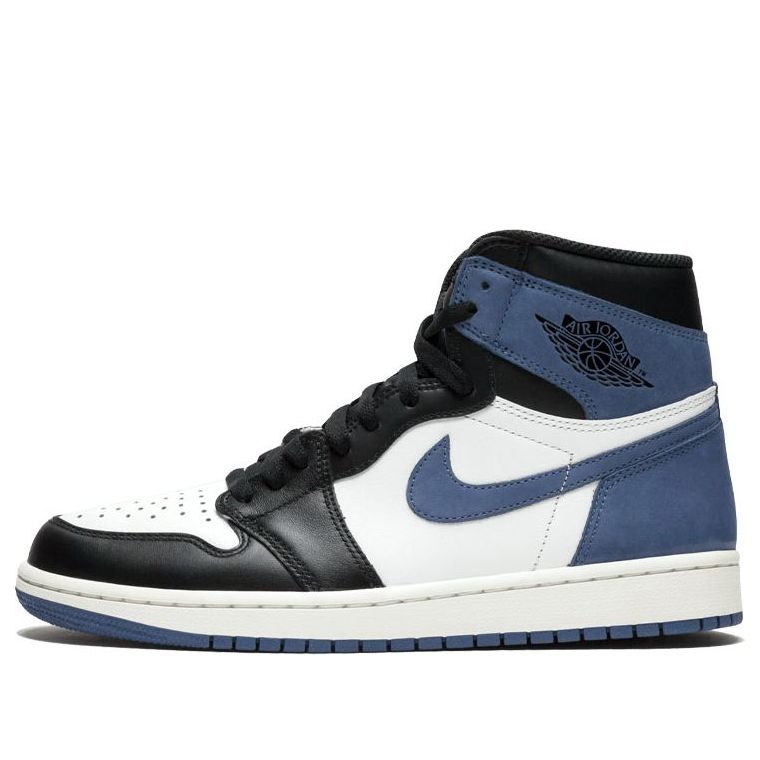 Air Jordan 1 Retro High OG 'Blue Moon'  555088-115 Signature Shoe