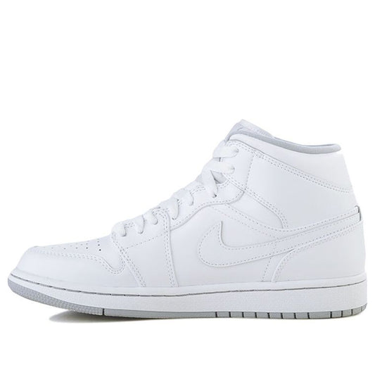 Air Jordan 1 Mid 'White Wolf Grey'  554724-112 Cultural Kicks